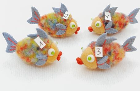 Bunter Fisch - 2,5 cm - je 18 €