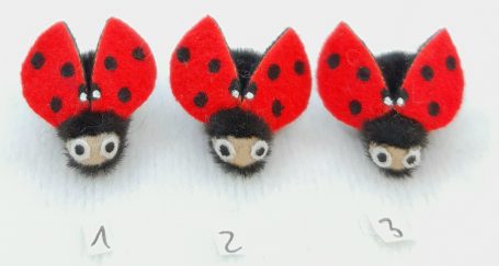 Marienkäfer fliegend - 1,2 cm - je 17 €